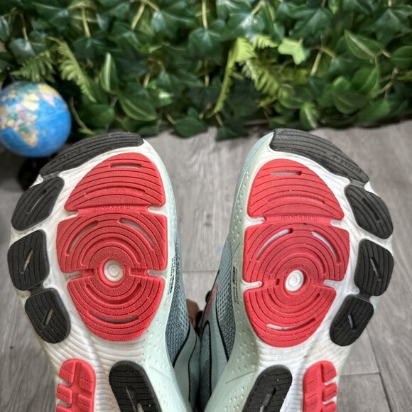 Brooks Glycerin 21 Shoes Womens Size 7 Green Black Coral Running 1204081B410 - Picture 8 of 10